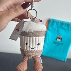 Jellycat Amuseables Coffee-To-Go keychain